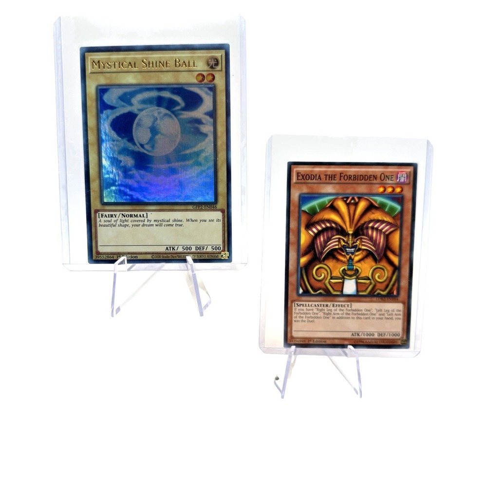 Konami Yu-Gi-Oh! Mystical Shine Ball Ghost Rare + Exodia Ultra Rare Card Lot TCG